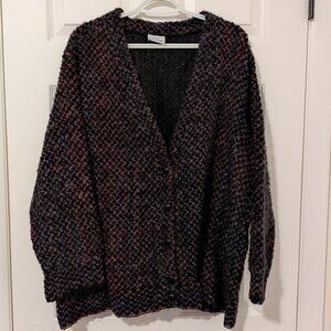 Vintage Barry Ashley yarn knit button down sweater size L/XL